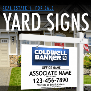 Coldwell Banker Real yard Signs