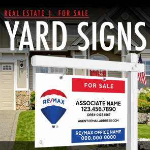 RE/MAX Real Estate yard Sign