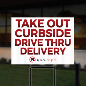 Take Out Curbside Drive Thru Delivery