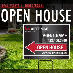 Keller Williams Real Estate directional sign