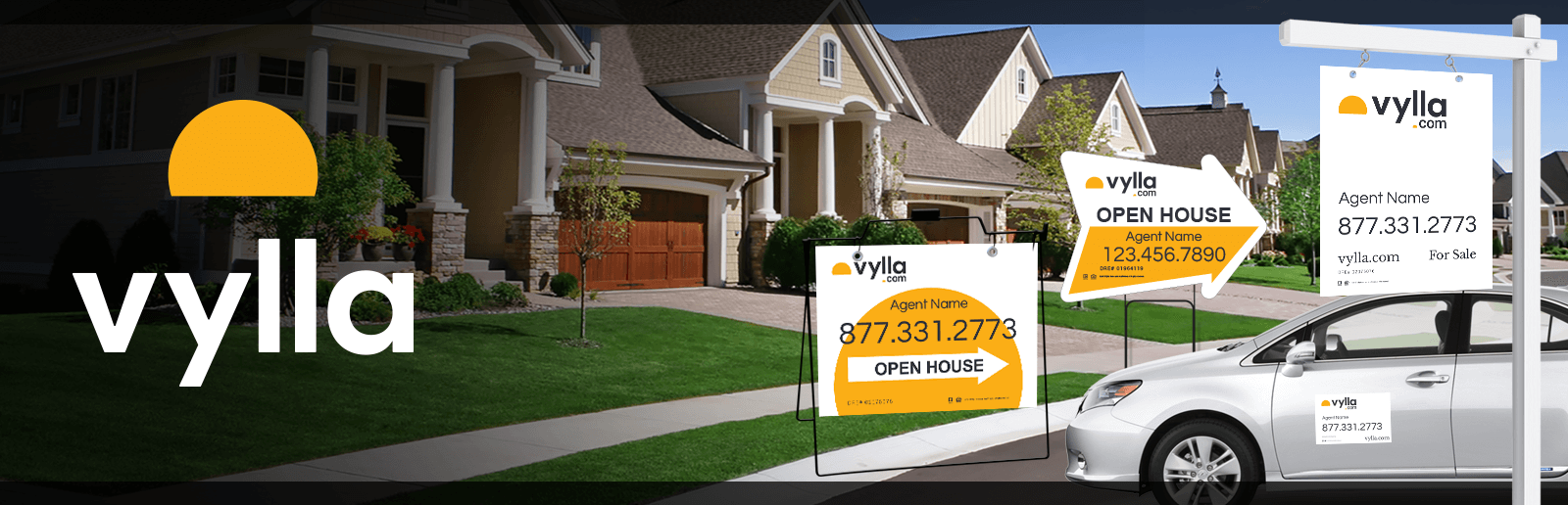 Vylla Real Estate Signs